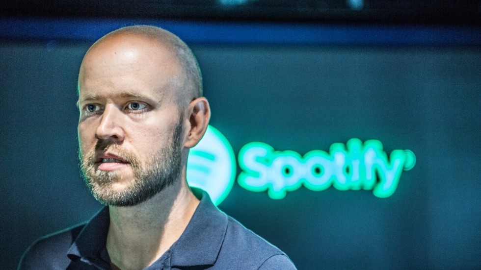 Spotifys medgrundare och vd Daniel Ek. Arkivbild.