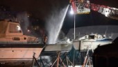 Flera båtar brann efter explosion i Malmö
