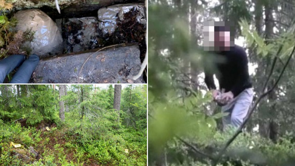 Caught on camera by police while hiding drugs in the woods. Now two brothers in Skellefteå have been sentenced to one year and ten months in prison for multiple drug offenses.