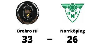 Två poäng för Örebro HF hemma mot Norrköping
