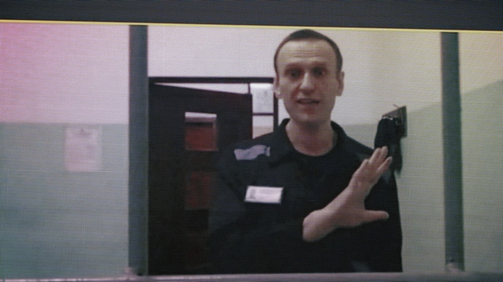 Den fängslade ryske oppositionsledaren Aleksej Navalnyj. Arkivbild.