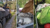 Skräpsamlare gömde avfall i skogen – får saftiga böter