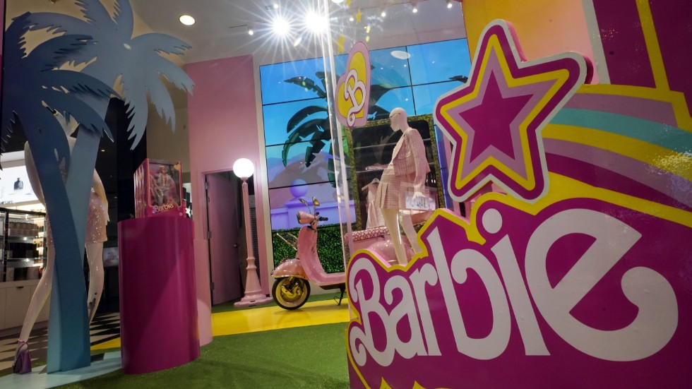 Barbie-avdelningen på ett varuhus i New York.