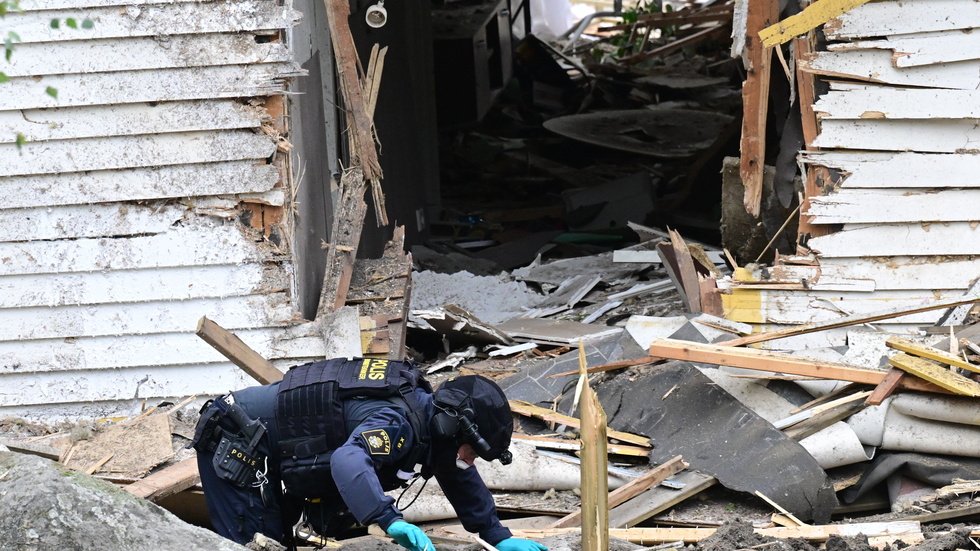Under torsdagen orsakade en explosion stora skador i Stentorp utanför Kungsängen, norr om Stockholm.
