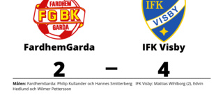 Stark seger för IFK Visby i toppmatchen mot FardhemGarda