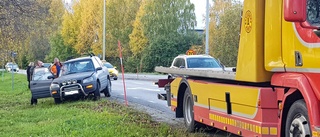 Olycka stoppade trafiken på Timmerleden