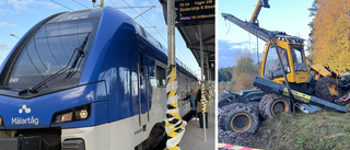 Totalstopp i tågtrafiken efter olycka: "Kunde gått värre"