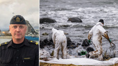 Gotländska kustbevakaren sanerade grundstötta färjan