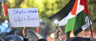 Demonstration för Palestina i Västervik under lördagen