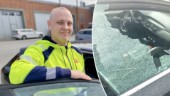 Leo, 23, fick rutan sönderslagen: ”Irriterad och besviken”