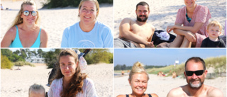 Välkommet strandväder hälsade på i helgen: "Förlängt semestern"