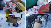 Skräpkaos på återvinningarna efter julfirandet: "Extremt"