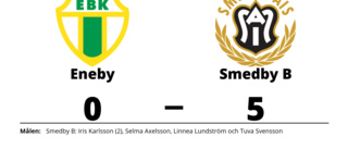 Femte raka för Smedby B efter seger mot Eneby