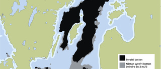 Gotland omges av syrefria bottnar
