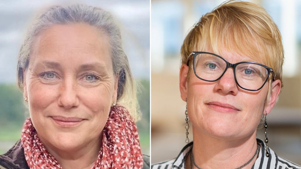 Martina Hallström (C), distriktsordförande Sörmland, och Martina Johansson (C), riksdagsledamot Sörmland vill att SD i Sörmland visar korten. 
