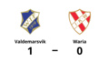 Waria föll mot Valdemarsvik med 0-1