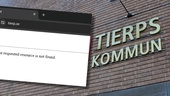 Tierp kommuns sajt låg nere i flera timmar