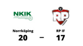 Norrköping vann hemma mot RP IF