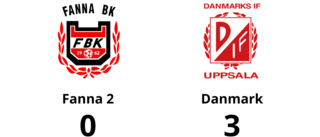 Danmark vann efter walk over från Fanna 2