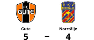 Gute vann i P 17 division 1 Region 5 Grupp 1 mot Norrtälje