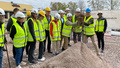 Guldspade invigde platsen för nya centralköket i Vadstena