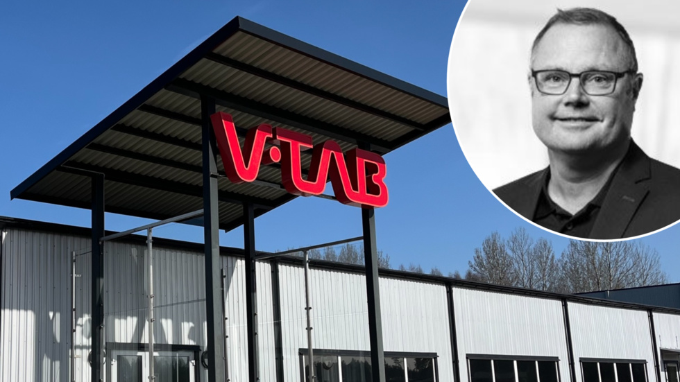 Tryckerikoncernen Stibo köper konkursdrabbade V-tab i Vimmerby. Enligt vd:n Søren Henriksen återstår endast lite pappersarbete innan avtalet kan skrivas under.