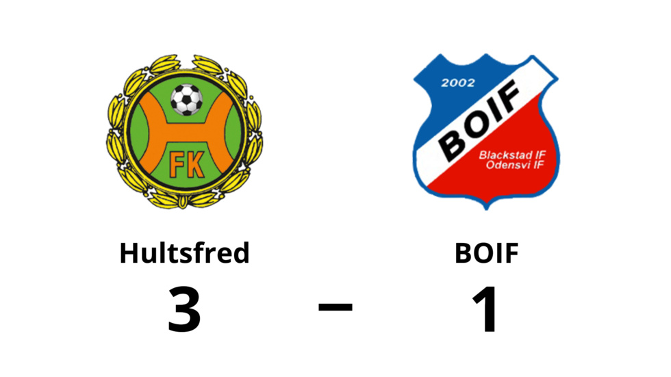 Hultsfreds FK vann mot B.O.IF