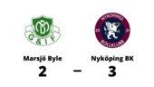 Nyköping BK vann uddamålsseger mot Marsjö Byle