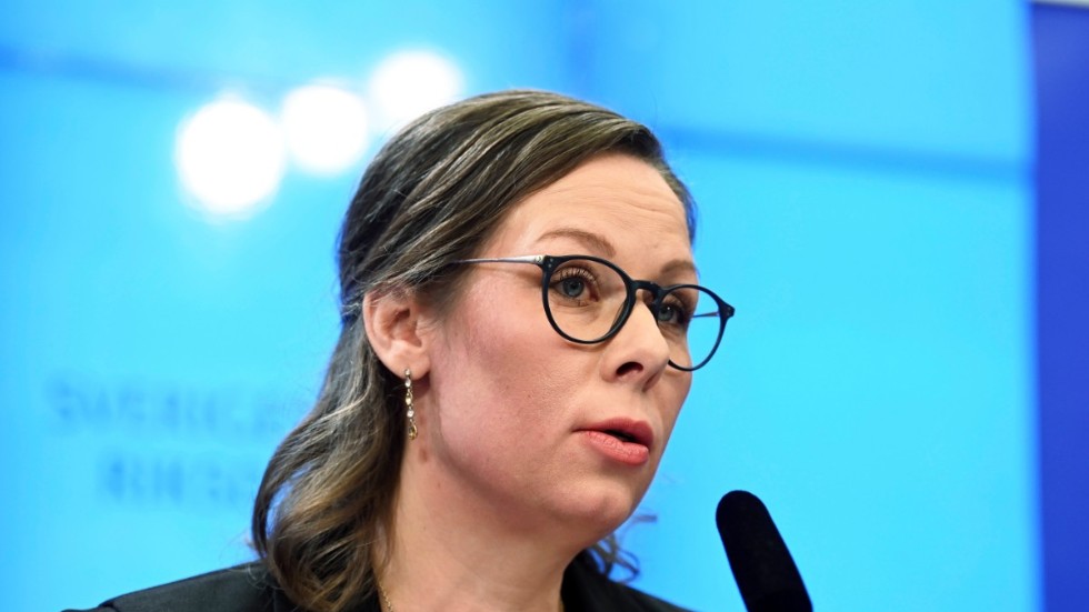 Maria Malmer Stenergard (M), migrationsminister. Arkivbild.