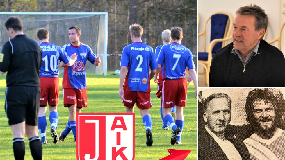 Fotbollssamarbetet mellan Virserums SGF och Järnforsens AIK upphör. I kollaget ser ni en matchbild med VSGF/JAIK och Järnforsenprofilen Thomas Paulsson.