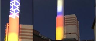 Norrköpings högsta byggnad lyser upp staden