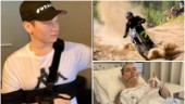 Linus, 23, kraschade med crossen och bröt nyckelbenet – då upptäcktes hans aggressiva cancer