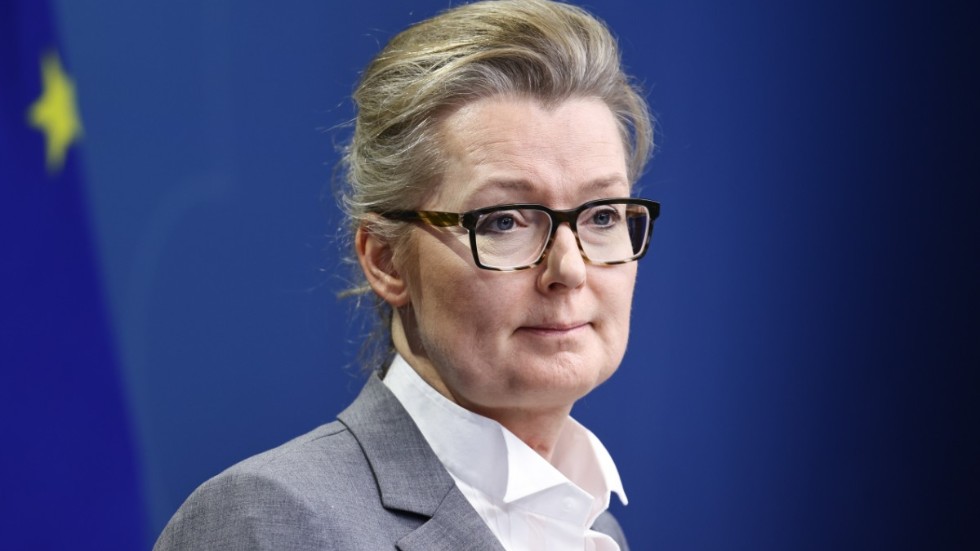 Skolminister Lina Axelsson Kihlblom. Arkivbild.