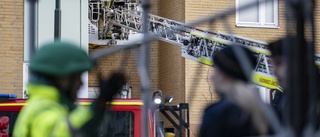 En till sjukhus efter lägenhetsbrand i Malmö