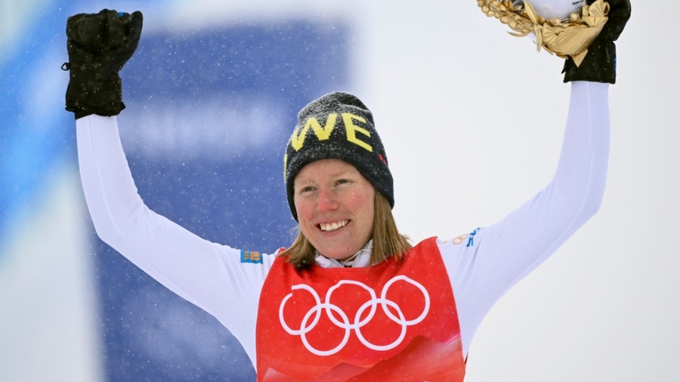 Sandra Näslund vann i den sista världscuptävlingen för säsongen. Arkivbild.
