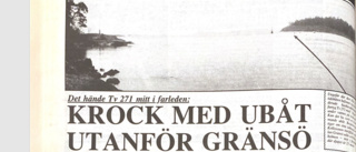 Exakt 40 år sedan den misstänkta ubåtskrocken i Västervik