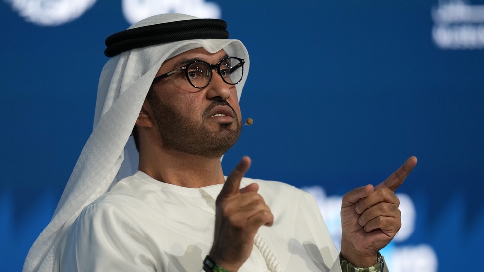 Oljechefen Sultan Ahmed al-Jaber leder årets klimattoppmöte COP28 i Dubai. Arkivbild.