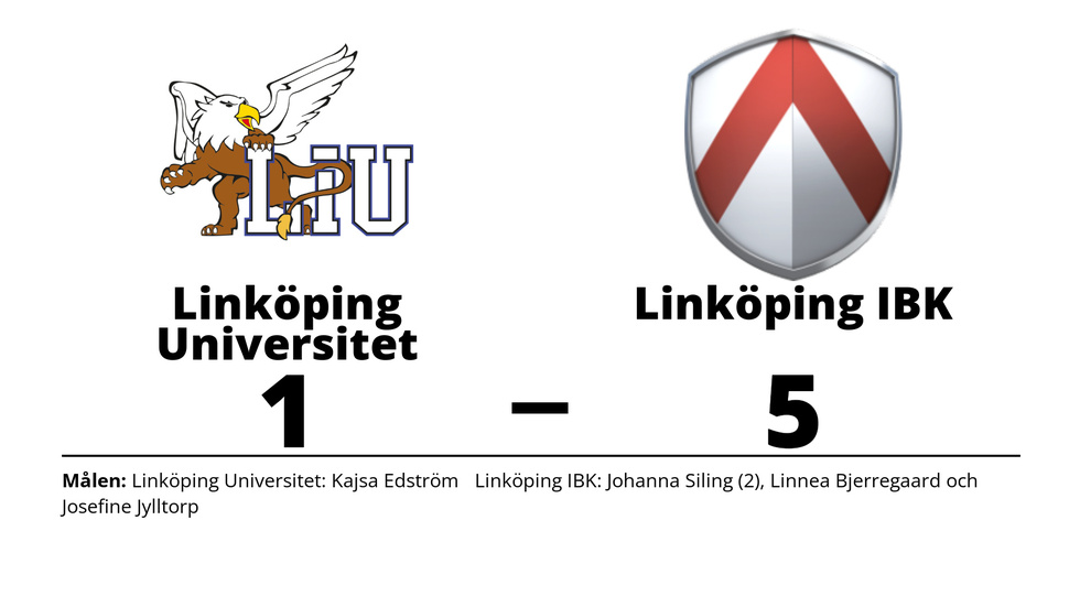 LiU AIF IBK förlorade mot Linköping IBK Ungdom