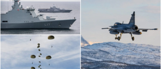 Försvarsmakten i stor Nato-övning: Skarp operation i norr
