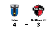 Äntligen seger för Sirius mot KAIS Mora UIF