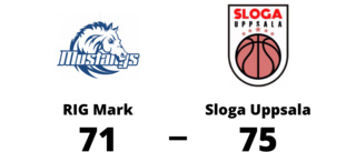 Sloga Uppsala vann med fyra poäng