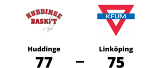 Linköping föll knappt mot Huddinge på bortaplan