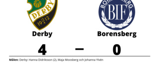 Borensberg föll borta mot Derby