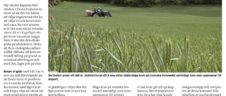 Ett svenskt jordbruk i samklang med naturen