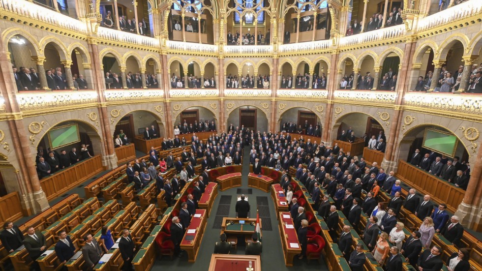 Parlamentet i Budapest. Arkivbild.