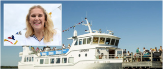 Maja, 19, sommarjobbar på båt i skärgården: "Superkul"