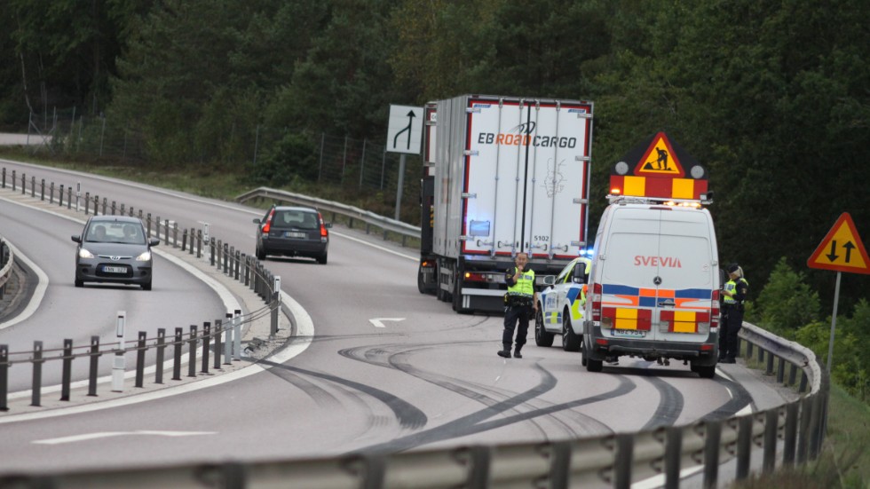 Olyckan inträffade strax norr om Verkebäcksbron.