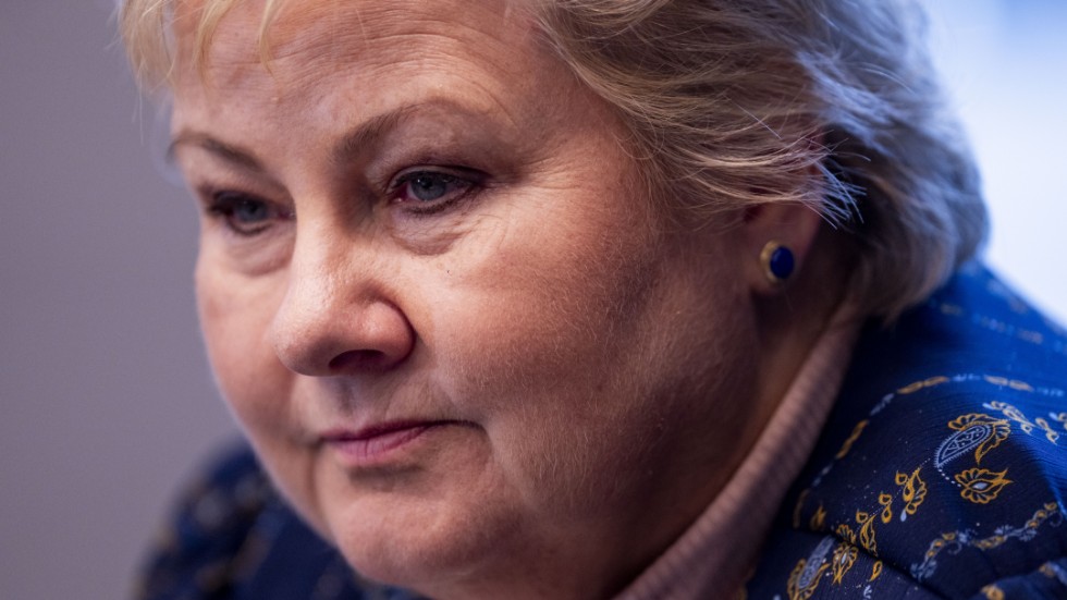Høyres partiledare Erna Solberg.