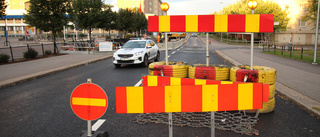 Sätt upp trafikljus under vägarbetet vid Söderleden