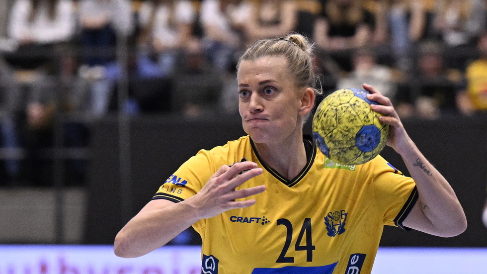 Nathalie Hagman gjorde sju mål och var Sveriges bästa målskytt i söndagens landskamp i handboll mot Tyskland i Lund.